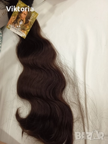 Индийска естествена коса 50см.110гр.