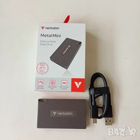 Продавам външен SSD диск Verbatim