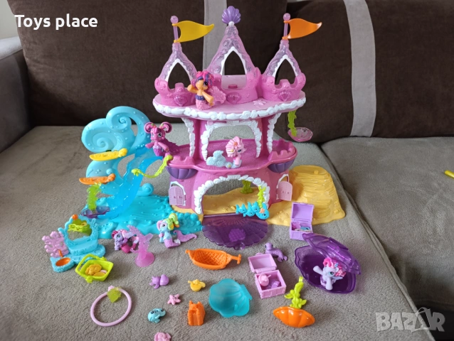 Голям оригинален Замъкът на русалките My Little Pony, снимка 18 - Фигурки - 53458559