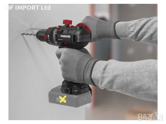 Безчетков Ударен Винтоверт PARKSIDE Performance PSBSAP 20 Li-C3, снимка 5 - Винтоверти - 47785201