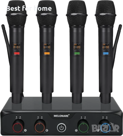 MELONARE 4-канална безжична микрофонна система
