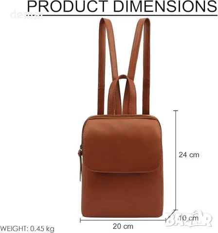 Раница Lloyd Baker Farit: Елегантна кожена раница със среден размер, снимка 2 - Раници - 49793846