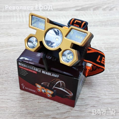 Фенер челник ZD85 с 9 XPE LED светодиода, снимка 2 - Къмпинг осветление - 42085953