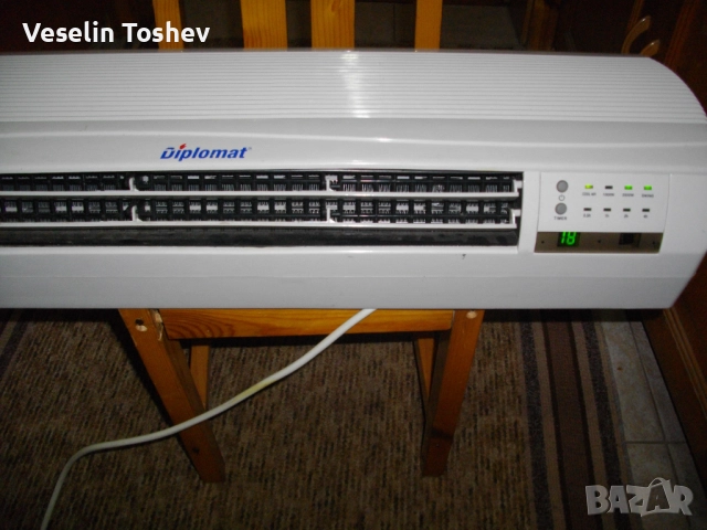 керамична вентилаторна печка 2квт за стена, снимка 4 - Отоплителни печки - 52533176