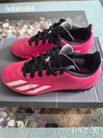 Детски Стоножки Adidas X Speedportal Pink – 33 номер (Перфектни), снимка 4 - Футбол - 53584879