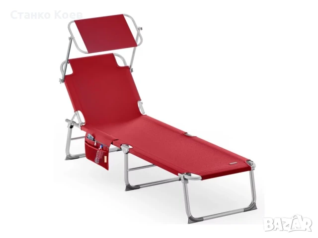 Сгъваем алуминиев шезлонг Ibiza- НОВ
