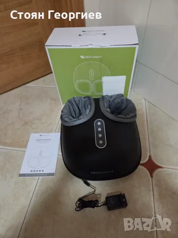 Чисто нов Масажор за крака Medcursor MD 400 с 3D Шиацу масаж, въздушна компресия