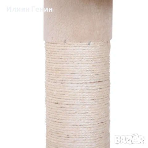 PawHut Дърво за котки с регулируема височина и височина за таван, снимка 5 - За котки - 53776162