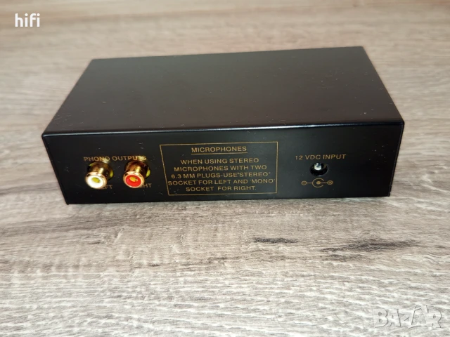 Предусилвател за грамофон и микрофон Ready Sound CVS908, снимка 2 - Грамофони - 51395512