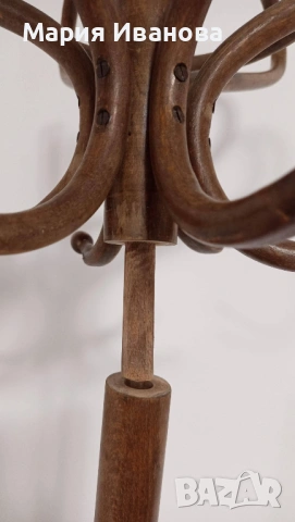 Стойка за закачане на дрехи - "виенски стил" дървена закачалка, снимка 8 - Закачалки - 53597256