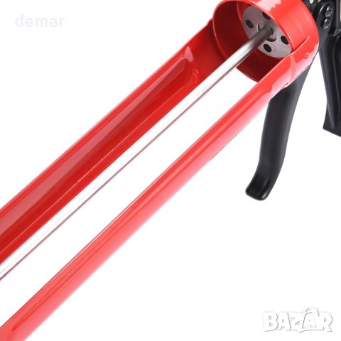 Пистолет за силикон лепила и уплътнители с функция против капене - червен, снимка 2 - Лепила и силикон - 42001201