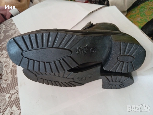 Черни боти на LorenzoLuciano естеств.кожа, Made in Brazil, снимка 4 - Дамски боти - 53485000