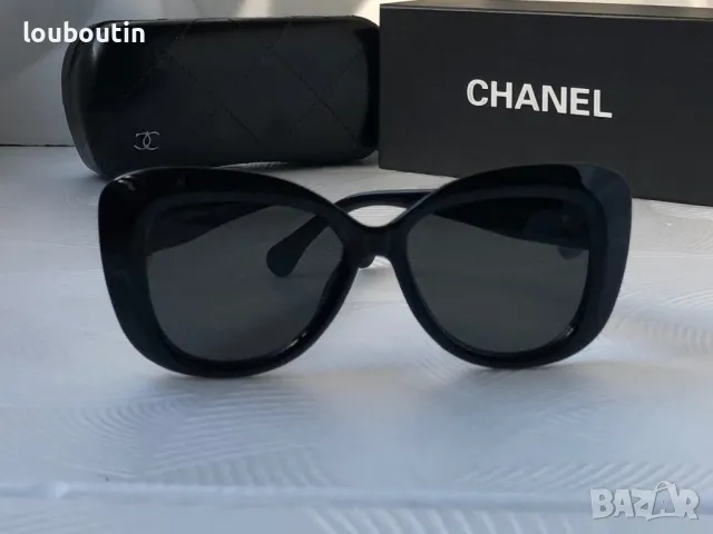 CH дамски слънчеви очила черни , снимка 9 - Слънчеви и диоптрични очила - 48002716