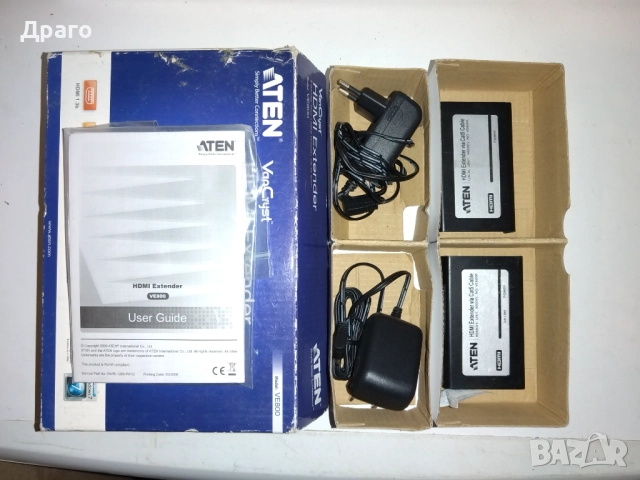 HDMI екстендър Aten VE800, снимка 2 - Друга електроника - 52678413