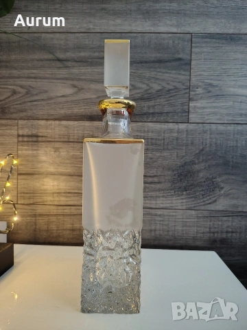 Bohemia Nicolette Decanter бутилка кристал , снимка 6 - Аксесоари за кухня - 53286679