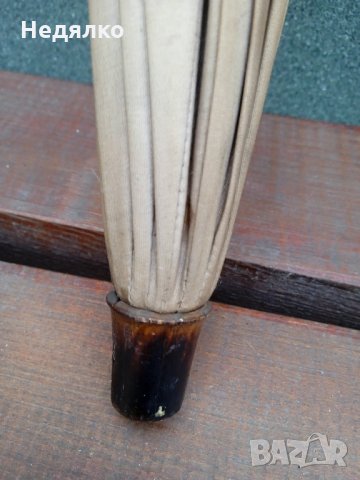 Стар дамски чадър за слънце,1900-1920г, снимка 4 - Антикварни и старинни предмети - 35815045