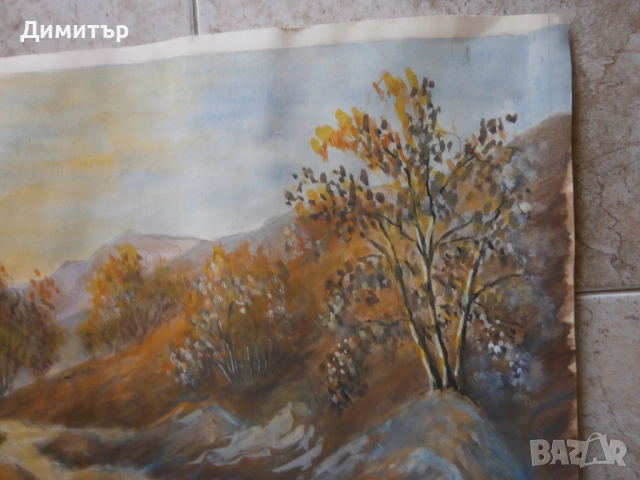 Картина пейзаж гваш, снимка 6 - Картини - 53473797