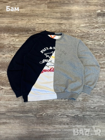 Оригинална мъжка блуза Paul & Shark Yachting размер М, снимка 2 - Блузи - 51670284