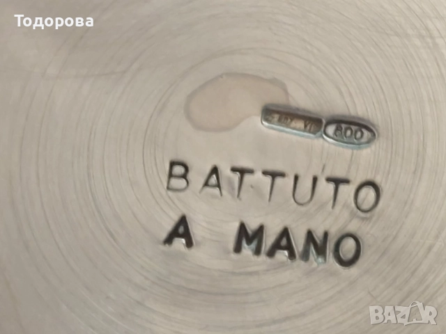 Среърни чаши и кана сребро 800 проба,сребърна чаша,сребърна кана,сребърни прибори., снимка 14 - Чаши - 52124829