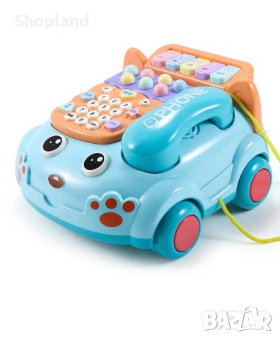 Симулационен бебешки телефон, снимка 3 - Музикални играчки - 41973406