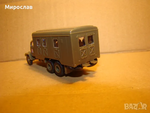 IGRA?? H0 1/87 PRAGA КАМИОН ВОЕНЕН МОДЕЛ КОЛИЧКА ВЛЕКАЧ, снимка 6 - Колекции - 48456525