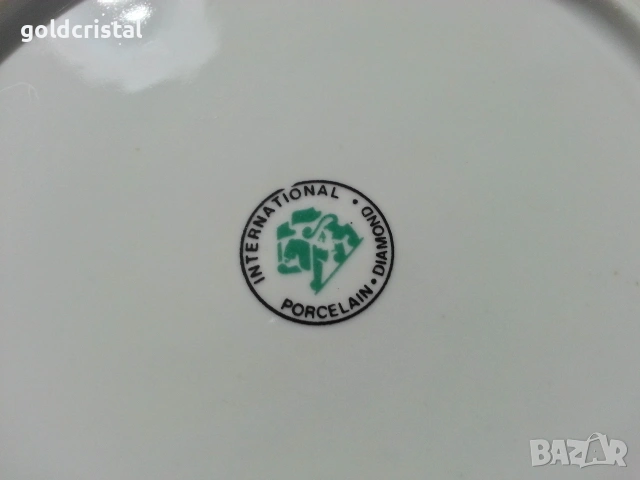 Стар български порцелан чиния детски мотив , снимка 4 - Антикварни и старинни предмети - 53226180