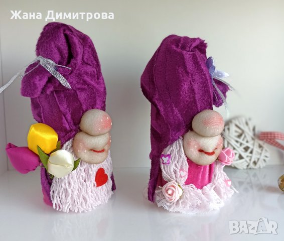 Влюбени гномчета , снимка 6 - Декорация за дома - 34426466