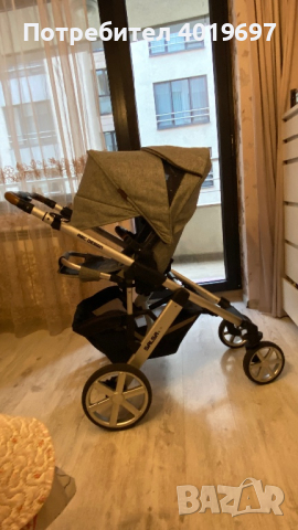 Бебешка количка 3 в 1 ABC Design, Salsa +, снимка 10 - Детски колички - 44617844