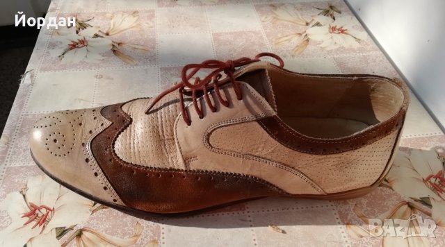 Мъжки обувки естествена кожа , снимка 4 - Спортно елегантни обувки - 38623480