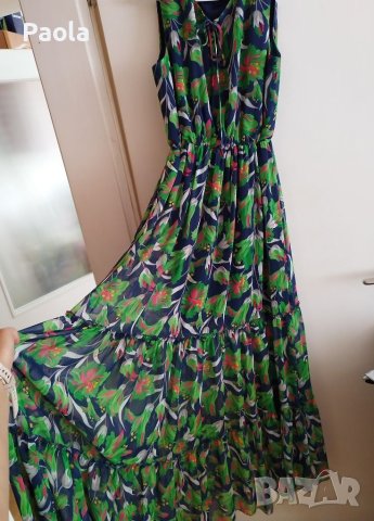 Дълга цветна рокля, снимка 7 - Рокли - 40638489