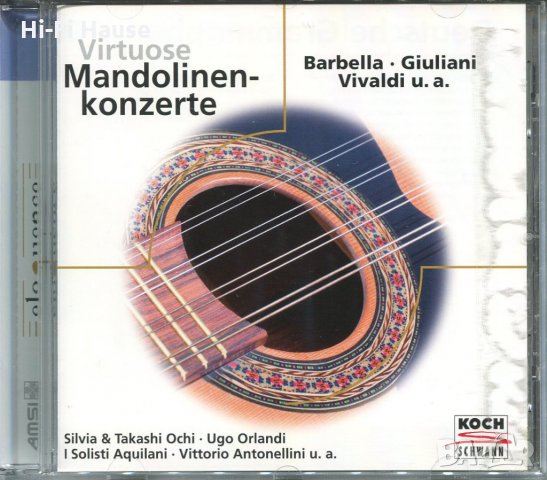 Virtuose - Mandolinen Konzerte, снимка 1 - CD дискове - 34585023