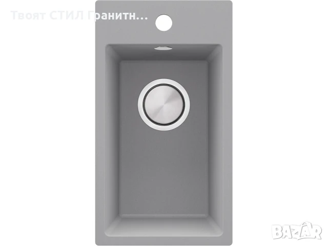 Сива кухненска гранитна мивка Рига 30 XL 280 x 500 mm, снимка 8 - Мивки - 51248970