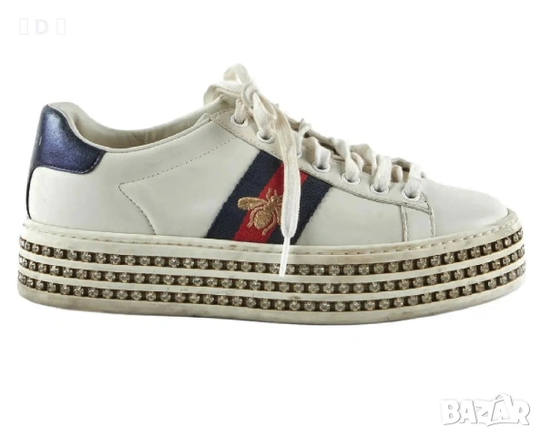GUCCI ACE на платформа с кристали 39 ОРИГИНАЛНИ