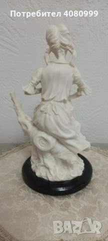 Стауя, клей, мисля "Момиче с агънце", снимка 4 - Колекции - 51969156