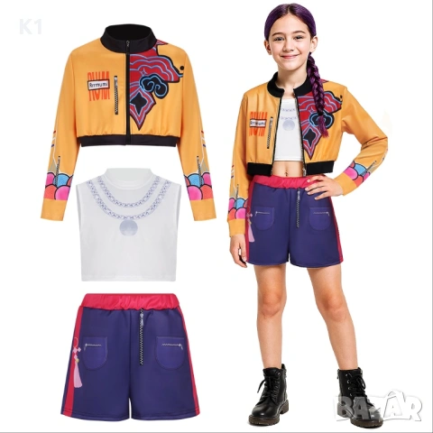 Детски костюм Rumi K-POP Demon hunters, Руми costume Ловци на Демони, снимка 3 - Други - 53044018