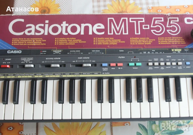 Casio MT-55 Casiotone 44-Key Mini Synthesizer, снимка 6 - Синтезатори - 50928639
