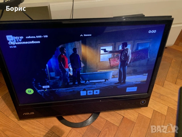 Moнитор LCD Asus 22", Wide, Full HD, HDMI, черен, ML229H