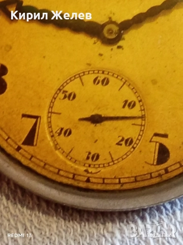 Стар джобен часовник CHRONOMETERS ELECTION рядък за КОЛЕКЦИОНЕРИ 52233, снимка 4 - Антикварни и старинни предмети - 52479001