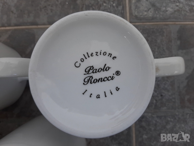 Чаши за чай кафе керамични – бели 6бр., снимка 8 - Чаши - 51625695