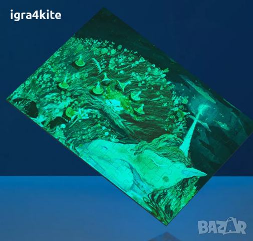 НАМАЛЕНА ЦЕНА Светещ пъзел с раница 2в1 еднорог в розово /чанта за момичета, снимка 2 - Игри и пъзели - 36489007