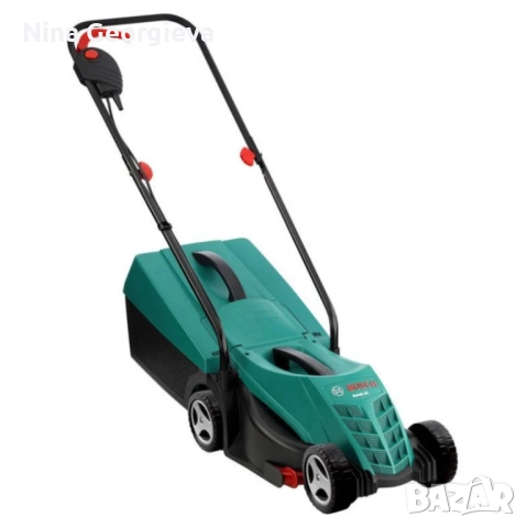 Електрическа косачка Bosch Rotak 32 - 1200W с GrassCombs, коси до самия ръб, кош 31 л, снимка 4 - Градинска техника - 51997639