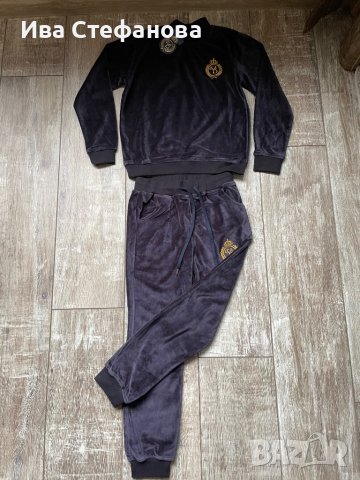 Нов плюшен екип сет 11-12 години плюш спортен комплект анцунг за мамче и момиче, снимка 7 - Детски комплекти - 38646057