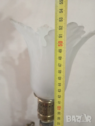 Стара газова ( газена ) лампа, снимка 4 - Други ценни предмети - 52378642