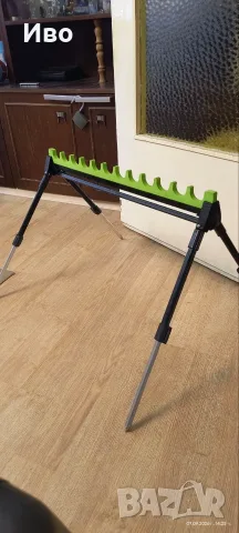 ​Стойка за фидер въдици Carp Zoom (CZ) Practic Side Rod Rest – 12 гнезда (Като нова!), снимка 4 - Екипировка - 55978535