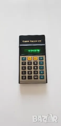 Винтидж японски калкулатор Canon Palmtronic LD-81, снимка 2 - Друга електроника - 48474062