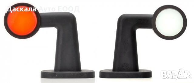 1 бр. Неон ЛЕД LED рогчета габарити 12-24V червено-бяло криво , Полша, снимка 2 - Аксесоари и консумативи - 36080247