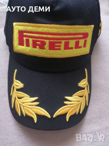 Черна и червена качествена шапка с надпис Пирели Pirelli марка гуми на атомобил, снимка 3 - Аксесоари и консумативи - 36268294