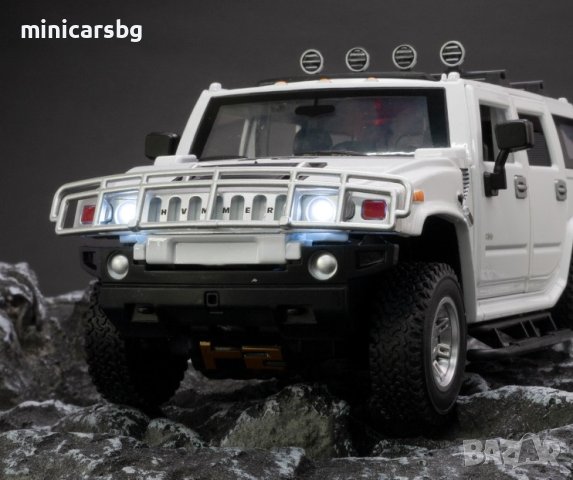 Метални колички: Hummer H2 (Хамър), снимка 12 - Колекции - 41755835