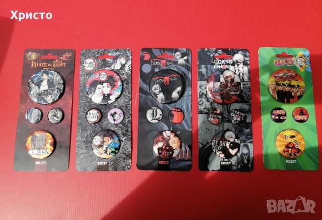 Аниме значки 