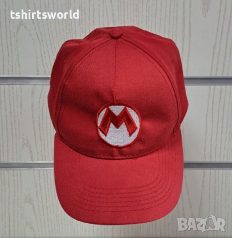 Нова детска шапка с козирка Super Mario Bros (Супер Марио)